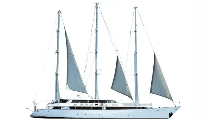 View of the sailing yacht Panorama